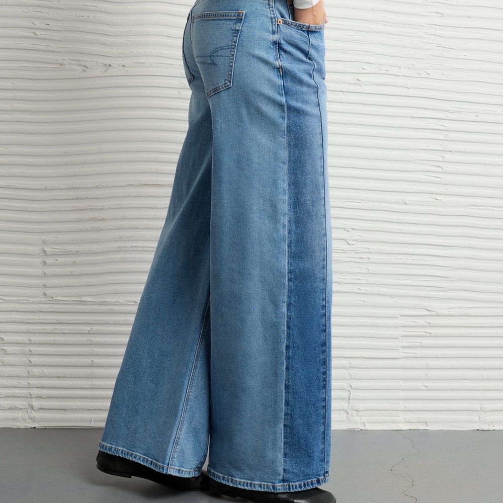 American Eagle Stretch Patchwork Low Rise Ultra W… - image 4